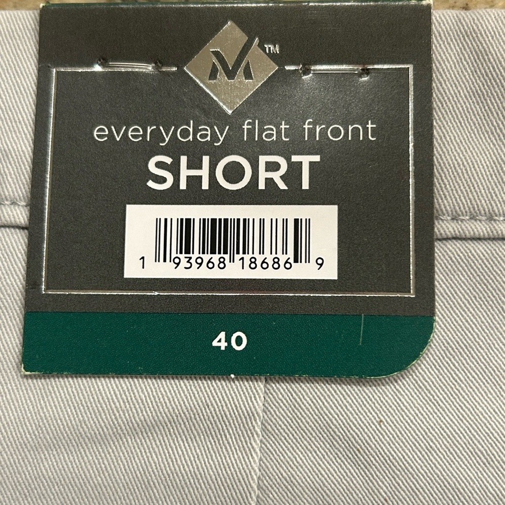 NWT Men’s Member’s Mark Everyday Stretch Flat Front Shorts 9” Inseam - Picture 6 of 7